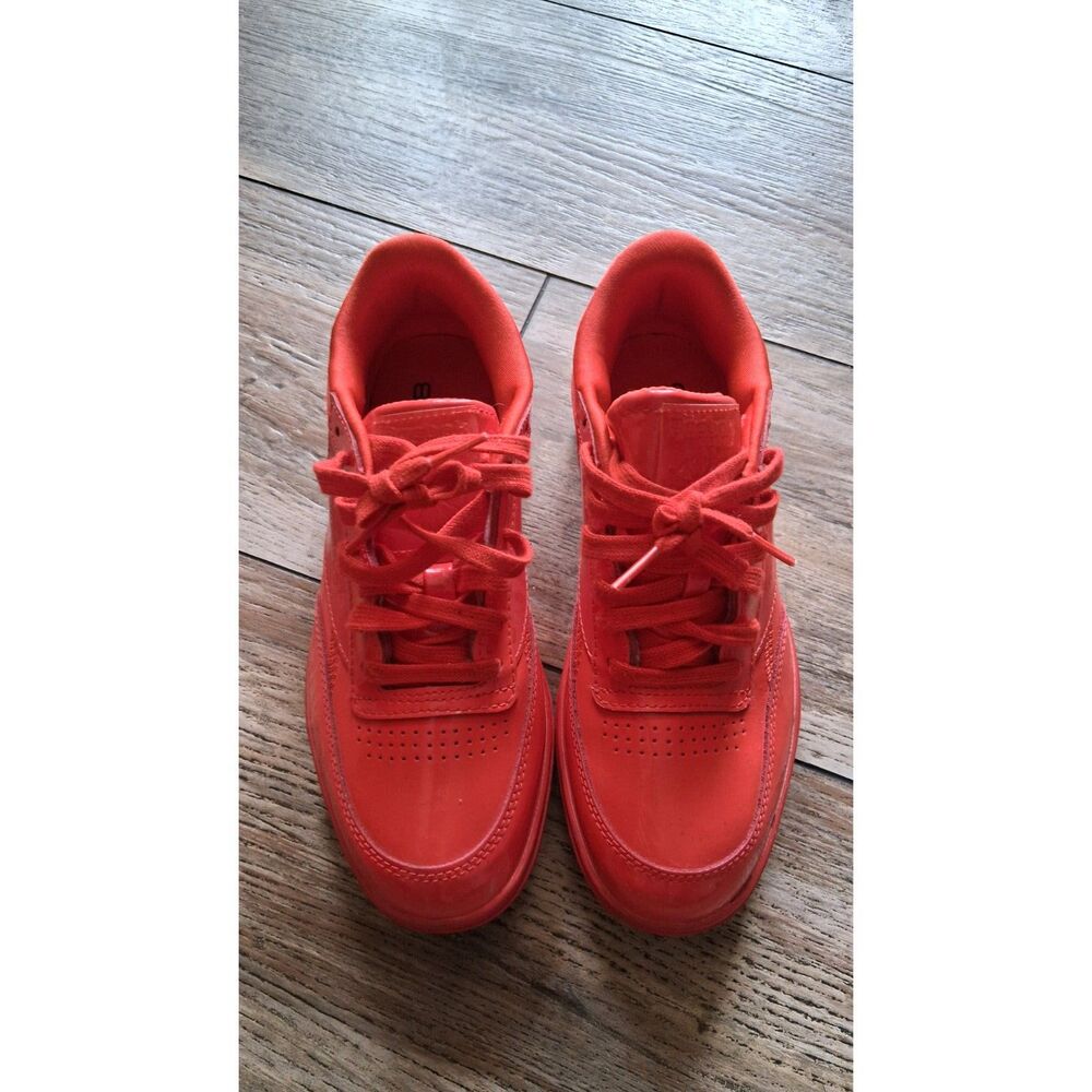 Reebok Cardi B Club C Double Red Women’s Sneakers Size 7 Low Top Shoes